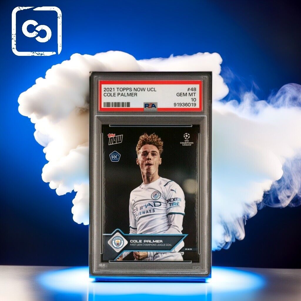 2021 TOPPS NOW UEFA CHAMPIONS LEAGUE 48 COLE PALMER PSA 10 Rookie