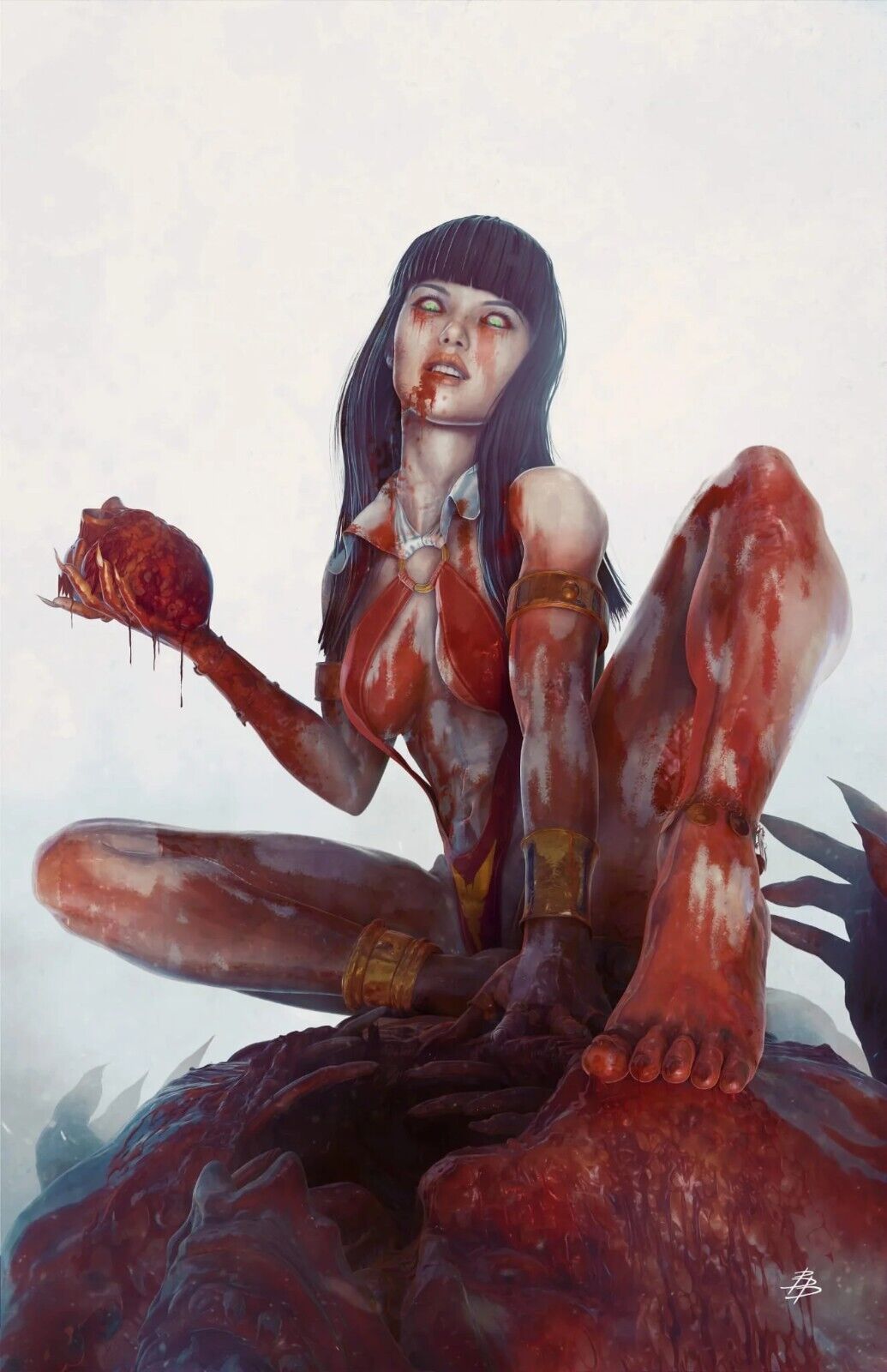 Vampirella Dark Reflections #1 Barends Bloody Virgin Variant B (2024)