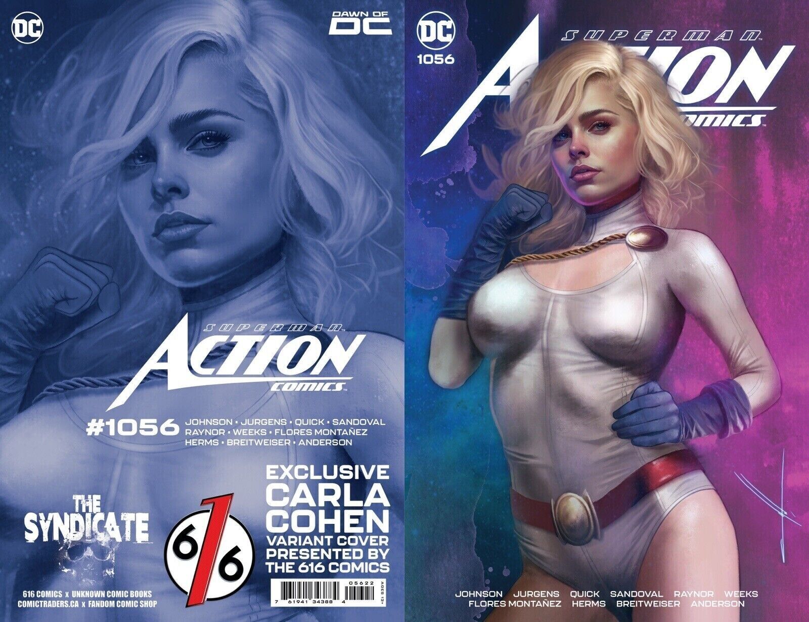 Action Comics - Issue #1056 - Carla Cohen 616 POWER GIRL Trade Dress Variant NM+