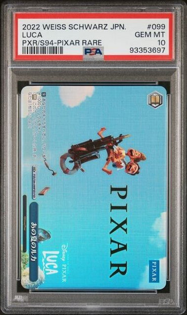 Weiss Schwarz Luca 099 PXR/S94-Pixar Rare Gem Mint 10 (2022)