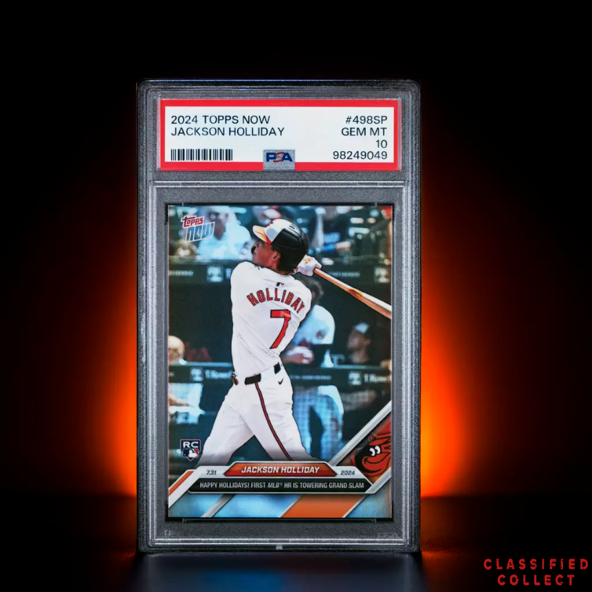 2024 TOPPS NOW 498SP JACKSON HOLLIDAY SHORT PRINT ROOKIE PSA 10 