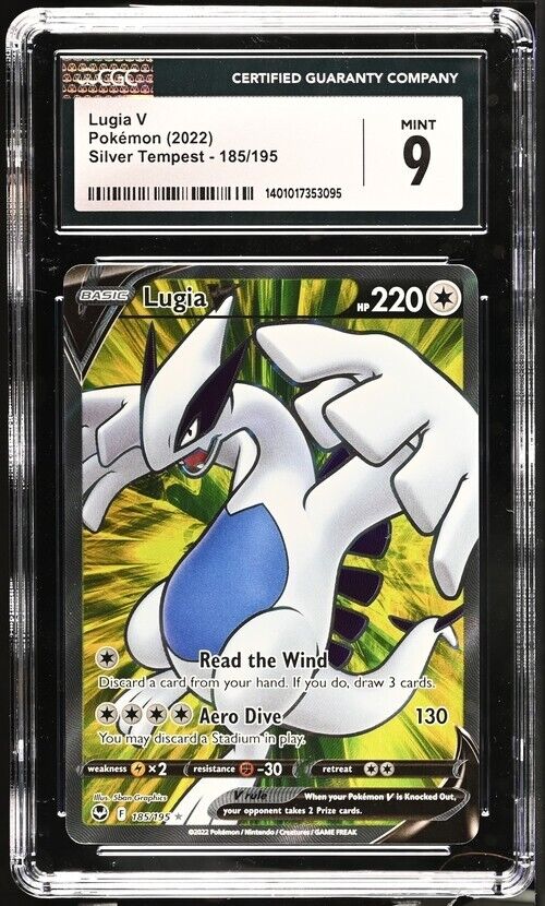 Pokemon Lugia V 185/195 Silver Tempest English Ultra Rare 9 (2022)