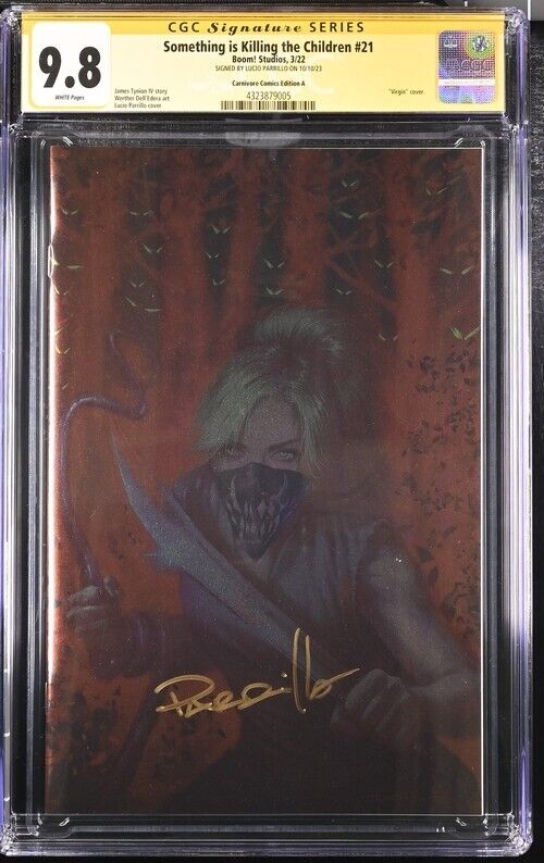 Something is Killing the Children #21 Signed by Lucio Parrillo CGC 9.8