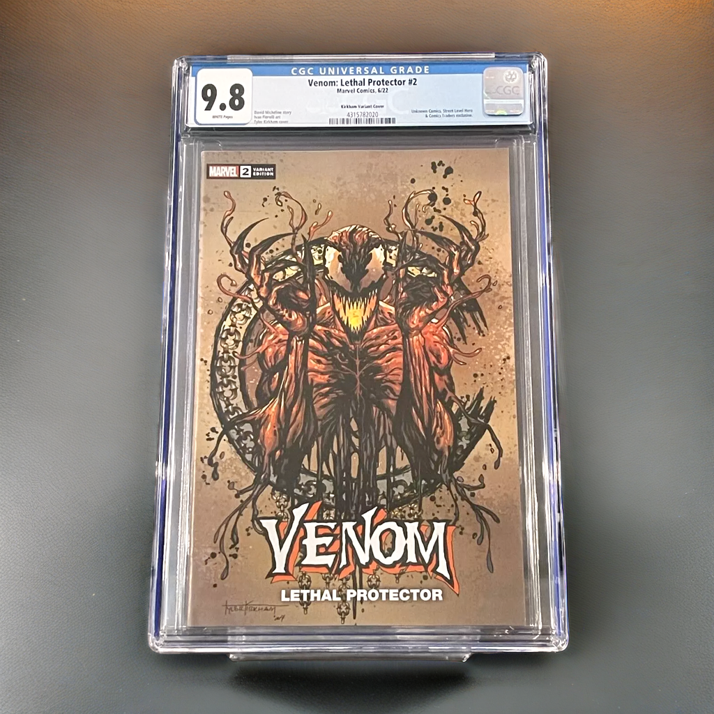 Venom: Lethal Protector Issue #2 Kirkham Variant Cover CGC 9.8 (2022)