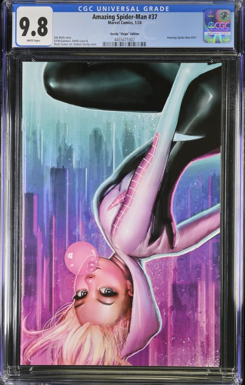 Amazing Spider-Man #37 Szerdy "Virgin" Edition CGC 9.8 (2024)