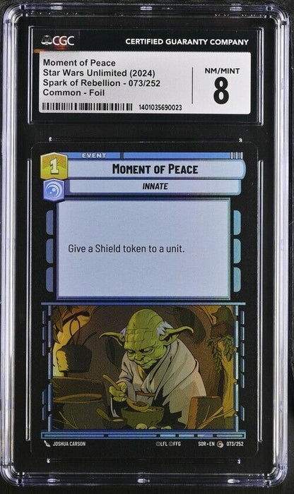 Star Wars Moment of Peace 073/252 Spark of Rebellion English C Foil 8 (2024)