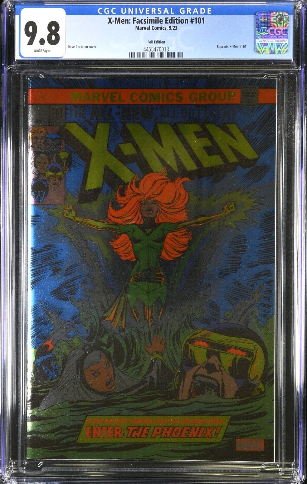 X-Men: Facsimile Edition #101 Foil Edition CGC 9.8 (2023)