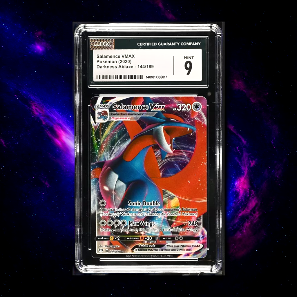 Pokemon Salamence VMAX 144/189 Darkness Ablaze English 9 (2020)