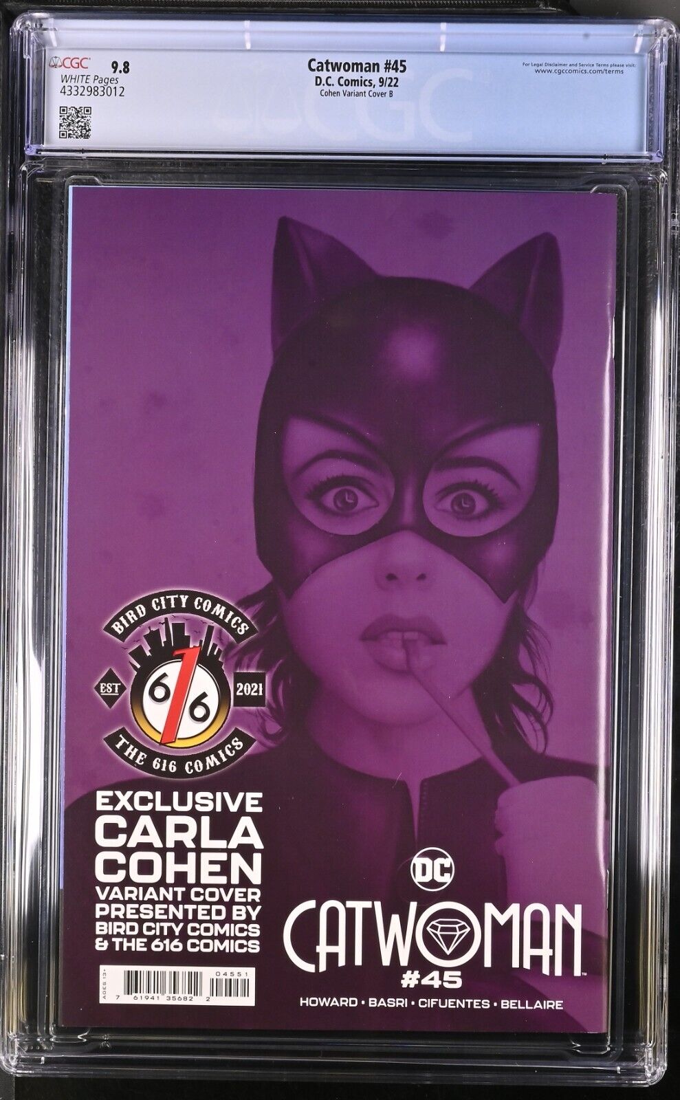 Catwoman #45 Carla Cohen Limited Trade Variant CGC 9.8 (2022)