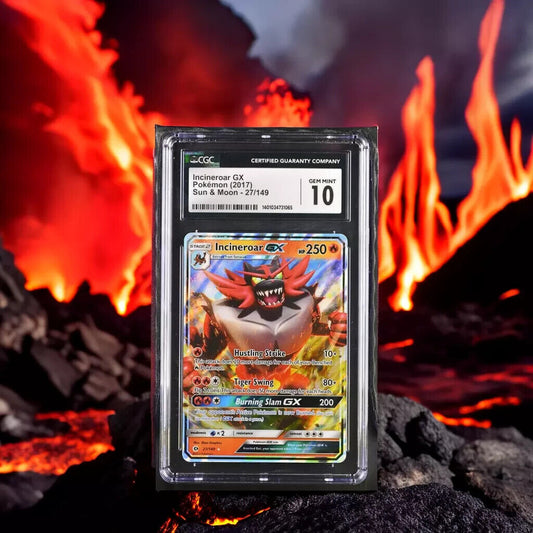 Pokemon Incineroar GX 27/149 Sun & Moon English Ultra Rare Gem Mint 10 (2017)