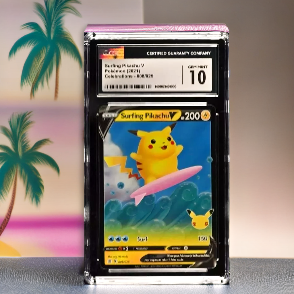 Surfing Pikachu VMAX 008/025 Celebrations English Gem Mint 10 (2021)