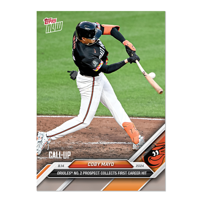 "PRESALE" Coby Mayo - 2024 MLB TOPPS NOW® Card 554 "PRESALE"