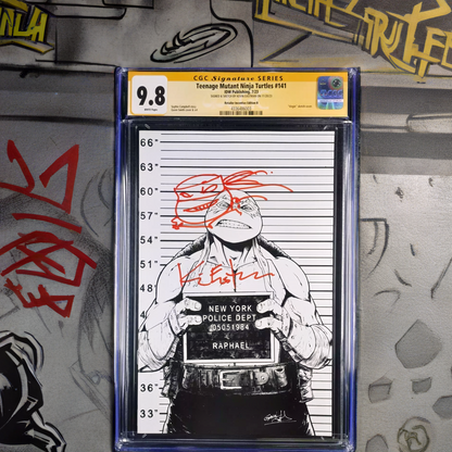 TMNT #141 RI Edition B Eastman Sketch & Sig 1:25 CGC 9.8 (2023)