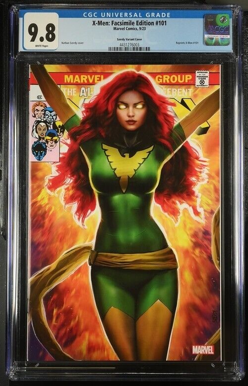 X-Men: Facsimile Edition #101 Szerdy Variant Cover CGC 9.8 (2023)