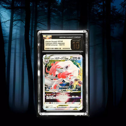 Pokemon Hisuian Zoroark VSTAR 129/172 s12a Japanese Pristine 10 (2022)