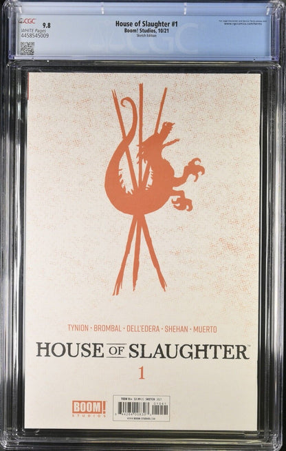 House of Slaughter #1 Sketch Edition CGC 9.8 (2021)