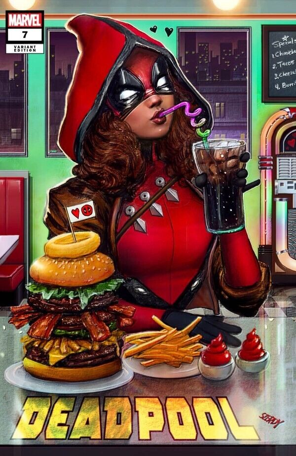 Deadpool #7 Nathan Szerdy Diner Trade Dress Variant (2024)