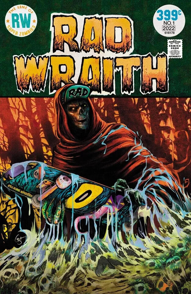 Rad Wraith #1 Swamp Thing Homage Variant B LTD 300