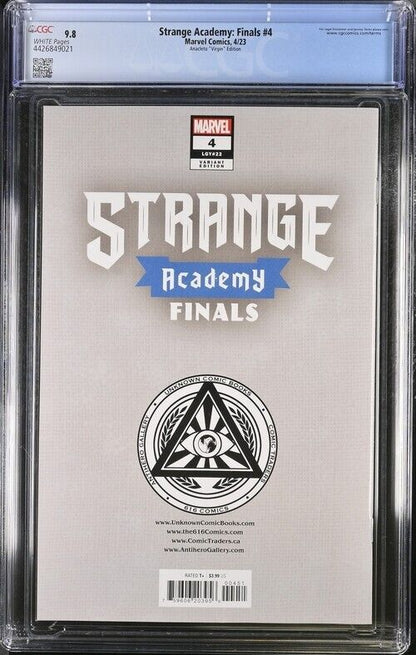 Strange Academy: Finals #4 Anacleto ""Virgin"" Edition CGC 9.8 (2023)