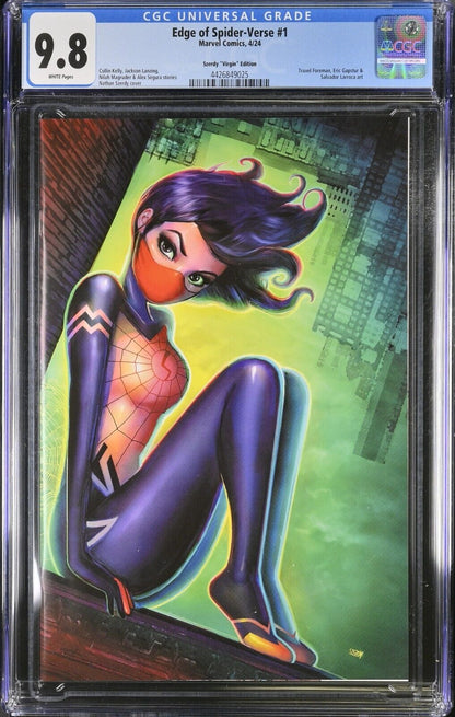 Edge of Spider-Verse #1 Szerdy "Virgin" Edition CGC 9.8 (2024)