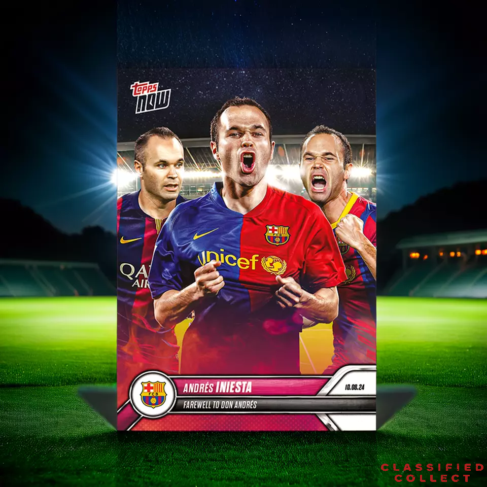 Andrés Iniesta - Farewell- FC Barcelona Topps NOW® Card 2