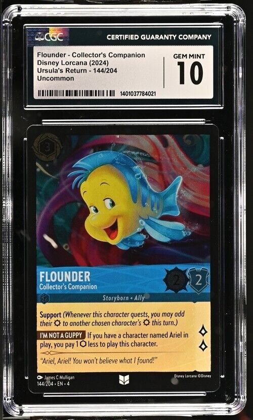 Disney Flounder-Collector's Companion 144/204 Ursula's Return English GM10 2024