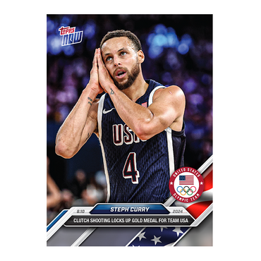 "PRESALE" Steph Curry - 2024 Olympic Games TOPPS NOW Card 27 "PRESALE"