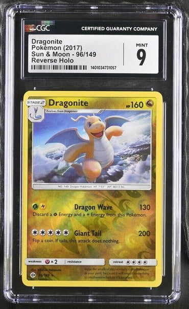 Pokemon Dragonite 96/149 Sun & Moon English Rare 9 (2017)