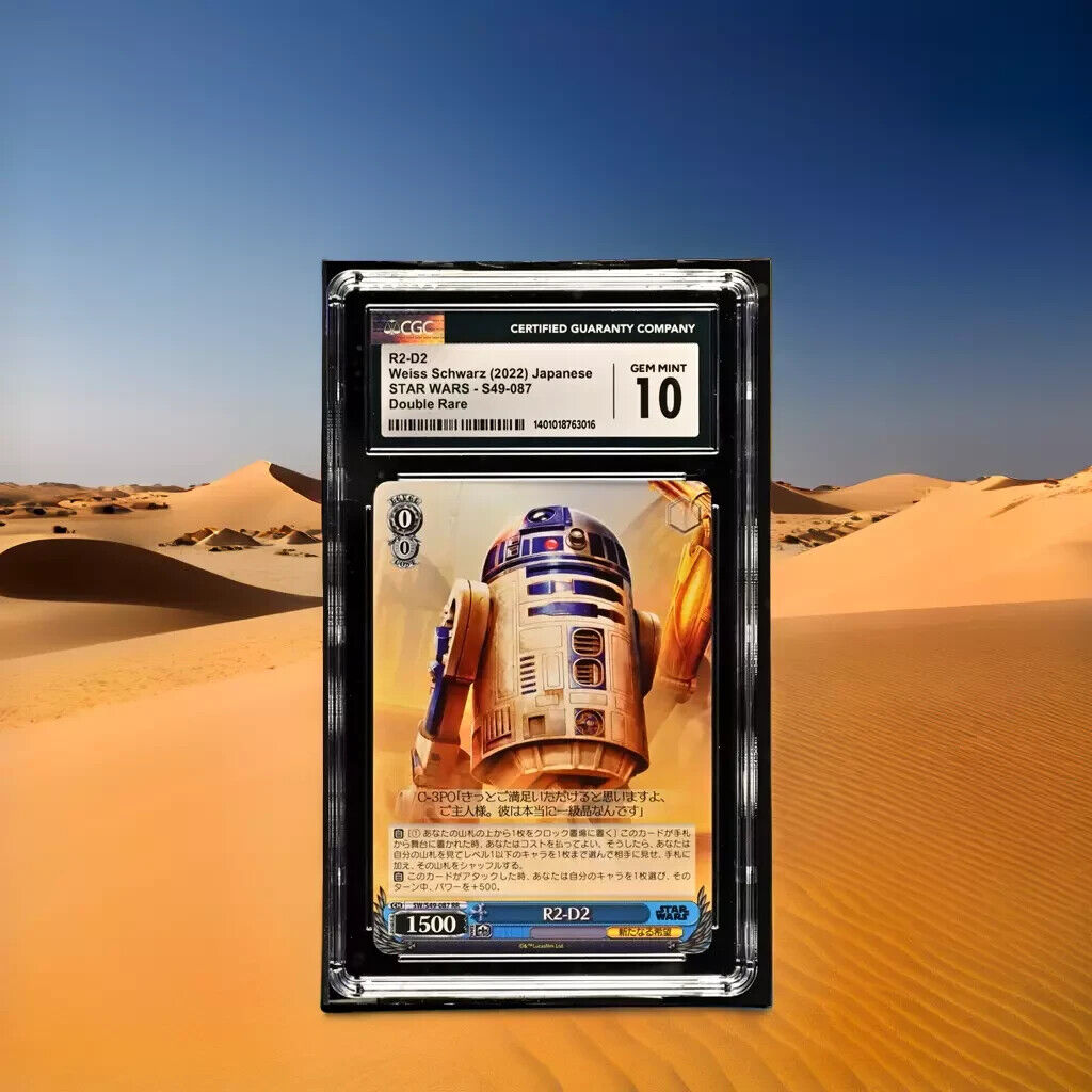 Weiss Schwarz R2-D2 S49-087 STAR WARS Japanese RR Gem Mint 10 (2022)