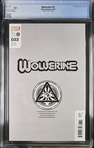 Wolverine #33 Williams "Virgin" Edition CGC 9.8 (2023)