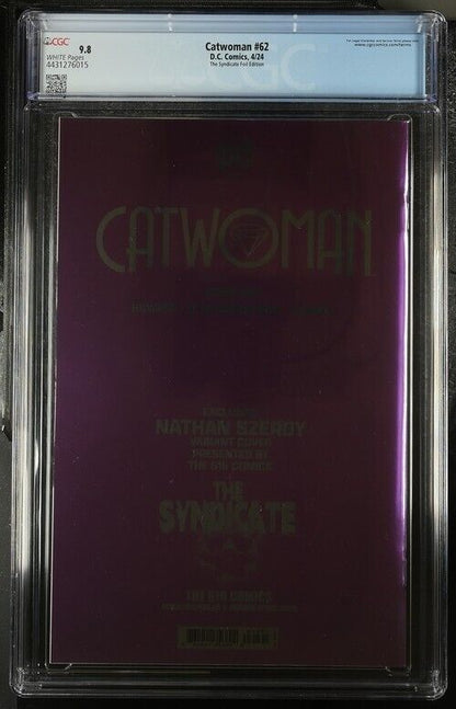 Catwoman #62 The Syndicate Foil Edition CGC 9.8 (2024)