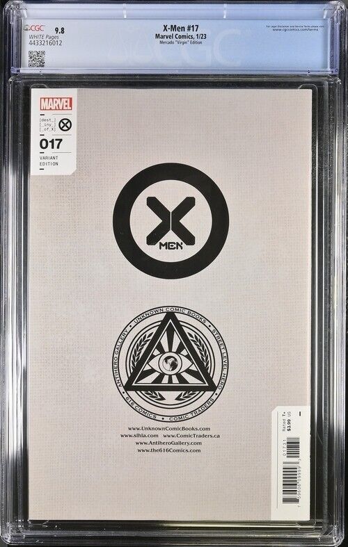 X-Men #17 Mercado "Virgin" Edition CGC 9.8 (2023)