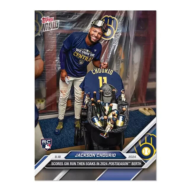 Jackson Chourio - 2024 MLB TOPPS NOW® Card 721