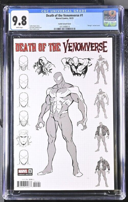 Marvel- Death of the Venomverse #1 CGC 9.8 (2023)