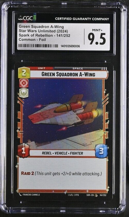 Star Wars Green Squadron A-Wing 141/252 Spark of Rebellion English Mint 9.5 2024