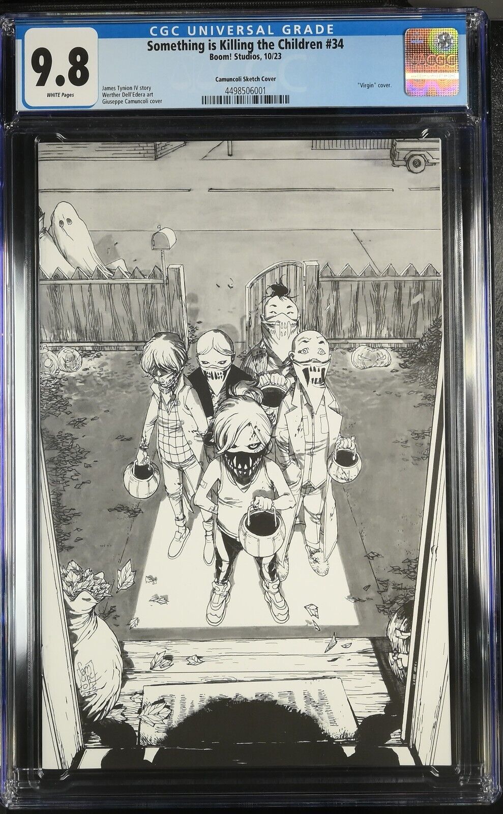 Something is Killing the Children #34 Camuncoli Sketch Cover CGC 9.8 (2023)