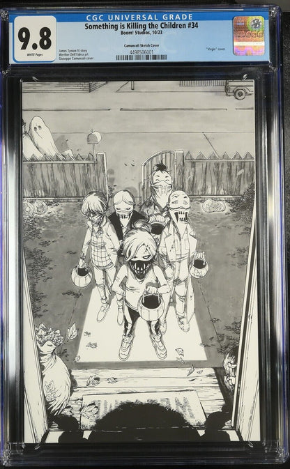 Something is Killing the Children #34 Camuncoli Sketch Cover CGC 9.8 (2023)