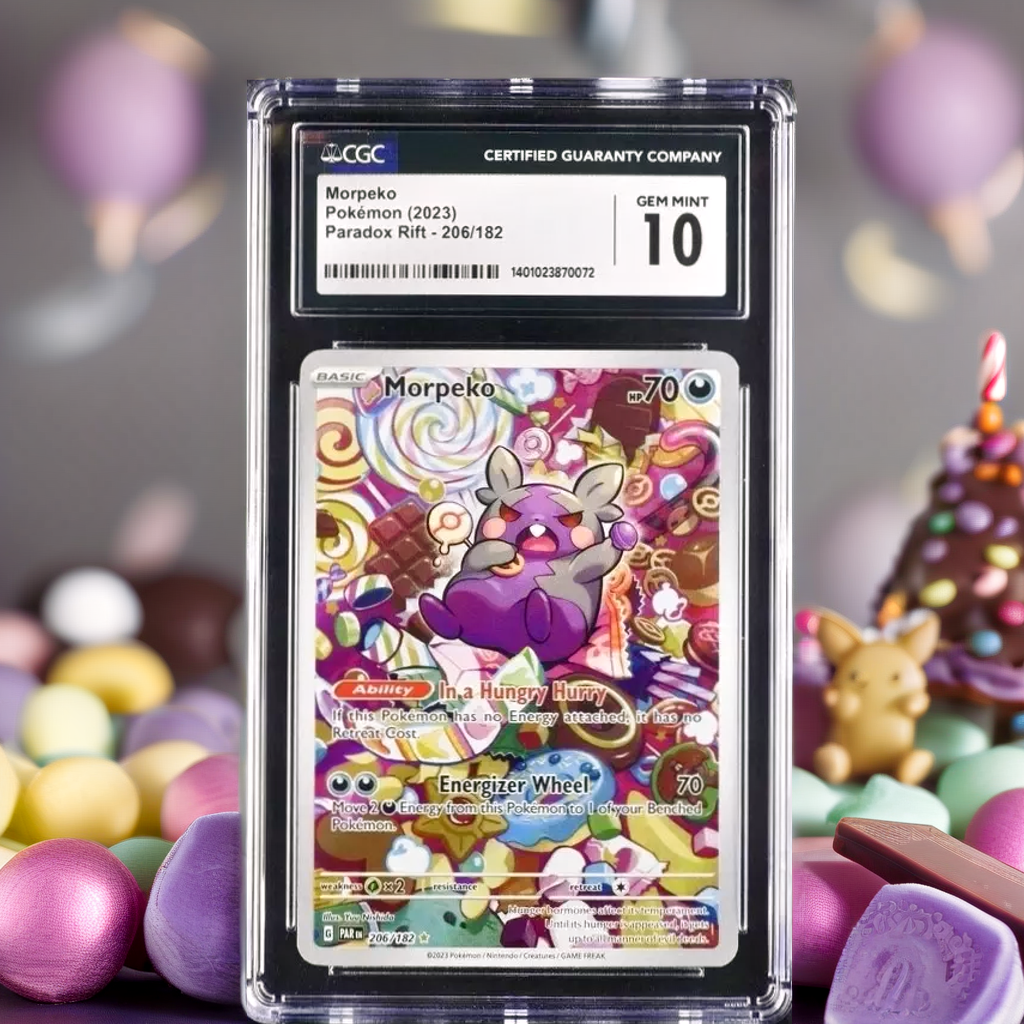 Pokemon Morpeko 206/182 Paradox Rift - PAR EN English Gem Mint 10 (2023)