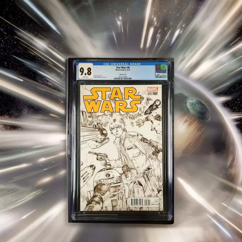 Star Wars #8 Sketch Cover CGC 9.8 (2015)