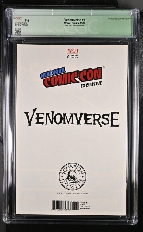 Marvel Comics: Venomverse #1 New York Comic Con Edition CGC 9.6 (2017)