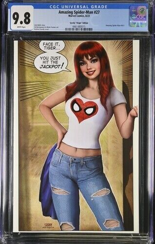 Amazing Spider-Man #27 Szerdy ""Virgin"" Edition CGC 9.8 (2023)