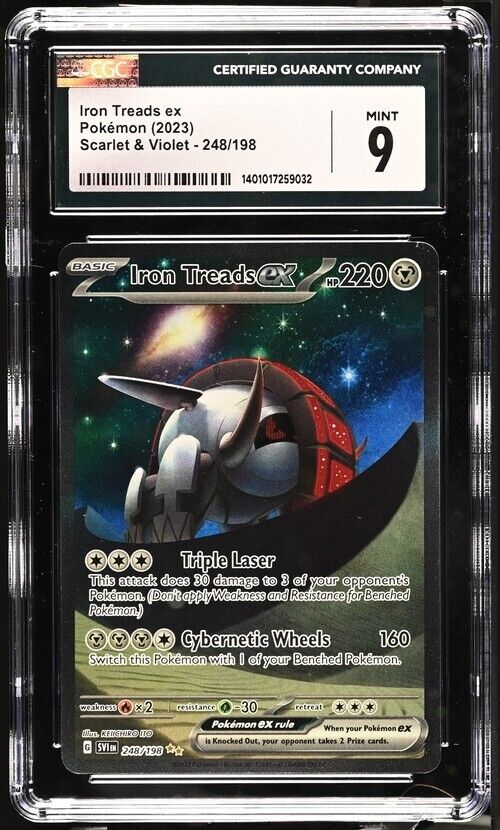 Pokemon Iron Treads ex 248/198 Scarlet & Violet - SV1EN English 9 (2023)