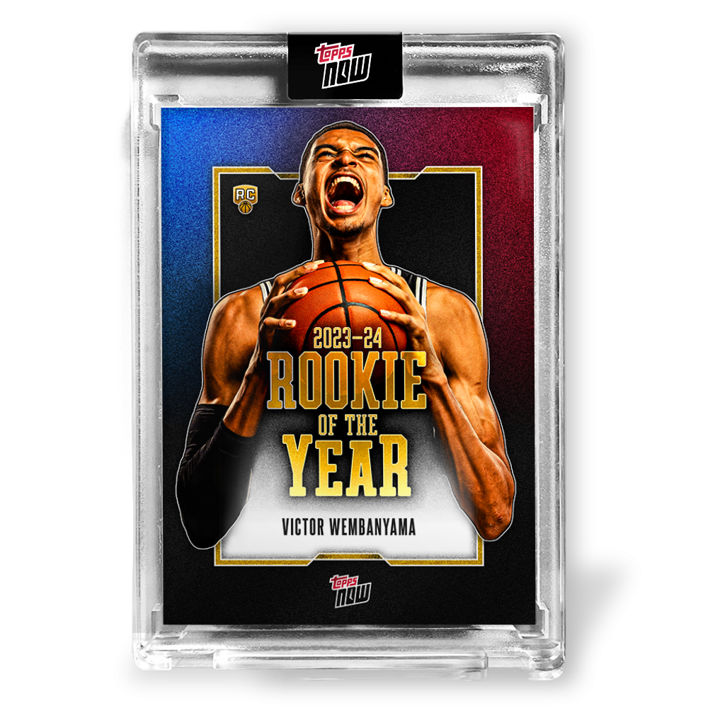 Victor Wembanyama - 2023-24 TOPPS NOW Basketball Card VW-6 ROY