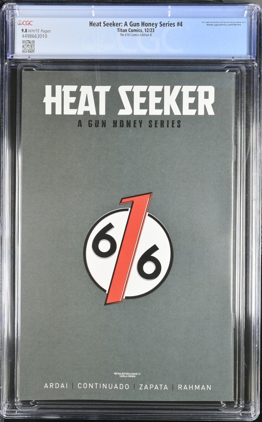 Heat Seeker: A Gun Honey Series #4 The 616 Comics Edition B CGC 9.8 (2024)