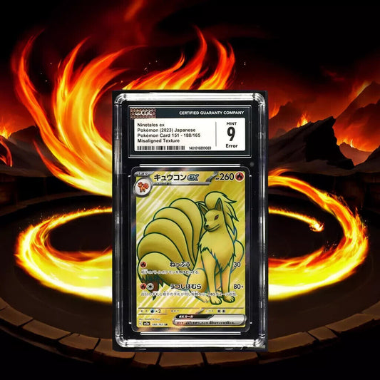 Pokemon Ninetales ex 188/165 sv2a Japanese 9 (2023)