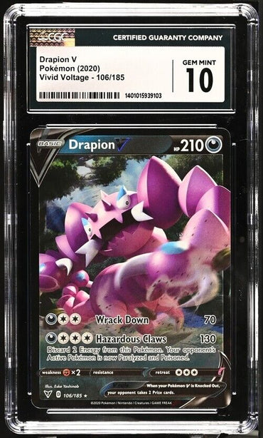 Drapion V 106/185 Vivid Voltage English Gem Mint 10 (2020)