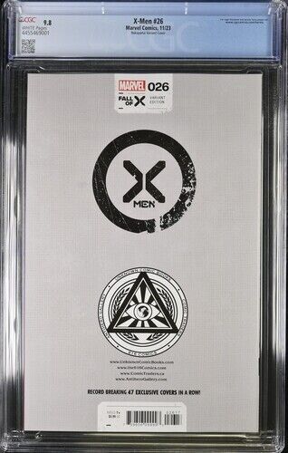 X-Men #26 Nakayama Variant Cover CGC 9.8 (2023)