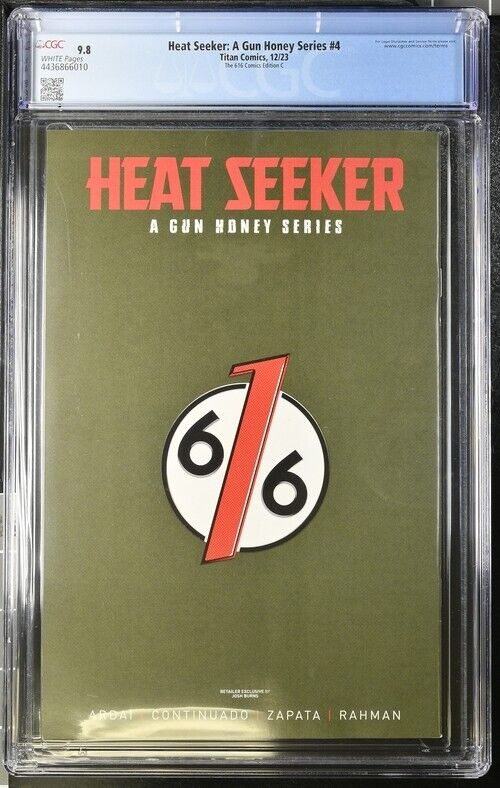 Heat Seeker: A Gun Honey Series #4 The 616 Comics Edition C CGC 9.8 (2023)