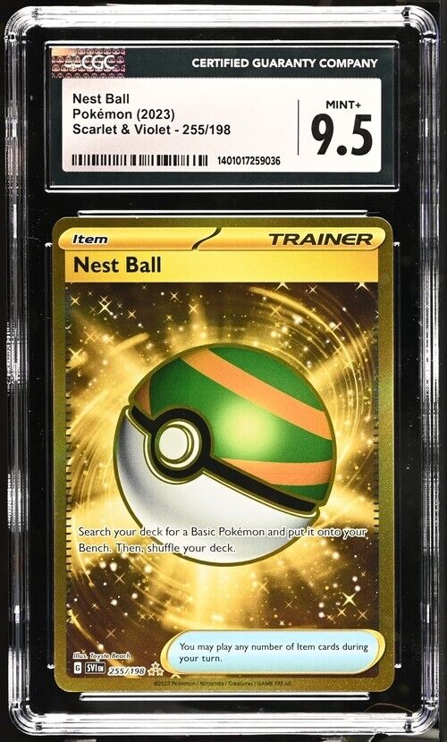 Pokemon Nest Ball 255/198 Scarlet & Violet - SV1EN English Mint+ 9.5 (2023)