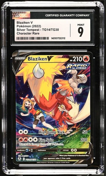 Pokemon Blaziken V TG14/TG30 Silver Tempest English Character Rare 9 (2022)